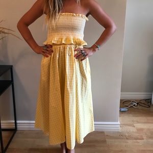 Zara Yellow Plaid Set